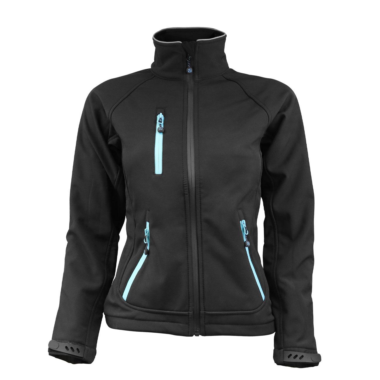 Chaqueta Softshell Negra Mujer Z-1600 - Marketepp